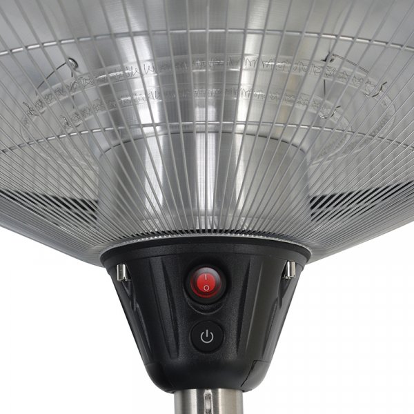 Terrassvärmare med fjärrkontroll | 2100W | Golvstående Terrassvärmare med fjärrkontroll | 2100W | Golvstående