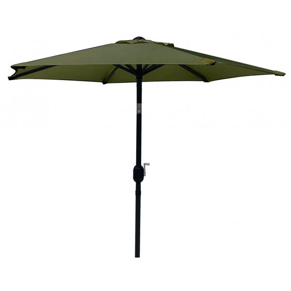 Fjllbacka parasoll i mrkgrnt - 200 cm