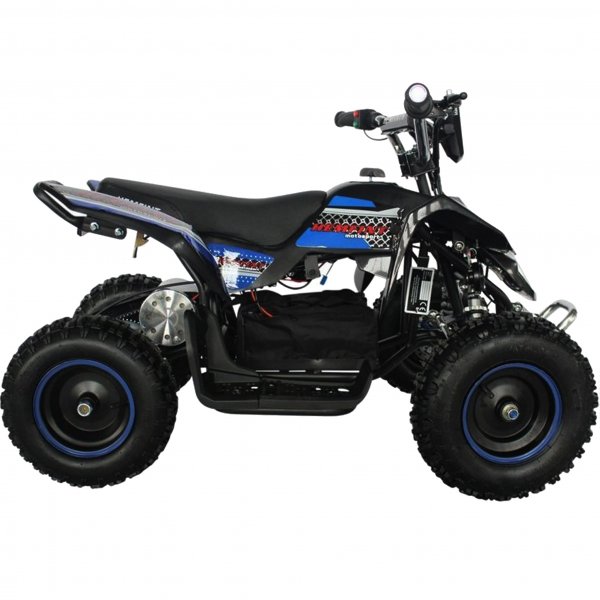 El-fyrhjuling / Mini-ATV för barn 500W | 36V 12Ah batteri - Svart/blå El-fyrhjuling / Mini-ATV för barn 500W | 36V 12Ah batteri - Svart/blå