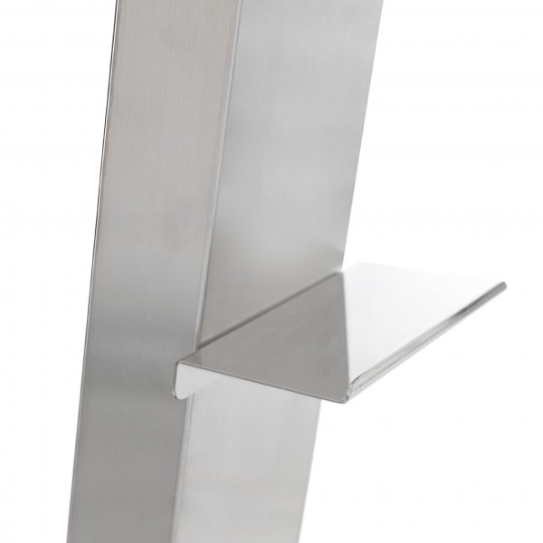 Utedusch med toppdusch & regndusch | Borstat rostfritt stål Utedusch med toppdusch & regndusch | Borstat rostfritt stål