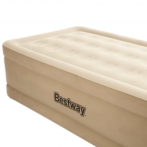 Tjock luftmadrass med inbyggd elektrisk pump - Bestway Fortech Airbed Tjock luftmadrass med inbyggd elektrisk pump - Bestway Fortech Airbed