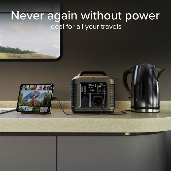 Portabel Power Station 300W 64000mAh | Ladda 10 enheter samtidigt