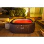 Bestway Maldives HydroJet PRO | Uppblsbart spabad 201x201x80 cm | 7 personer, LED-belysning & HydroJet massage