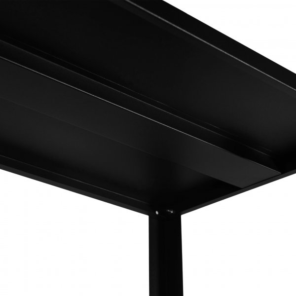 Lagerhylla med skåp och rullvagn Lagerhylla med skåp och rullvagn