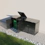 Soptunneskjul 2 krl | Lsbart | Gasfjder & ventilation | Mrkgr