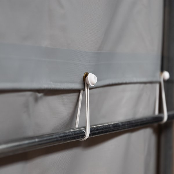 Lagert�lt 7x14m | 3,8m h�jd | 98m� 620g/m� | Med takpanel | PVC - Gr�