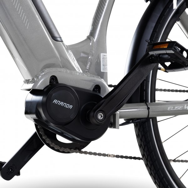 Elcykel Dam 28\\\" | 250W mittmotor | 8 vxlar | Lyfco Elise