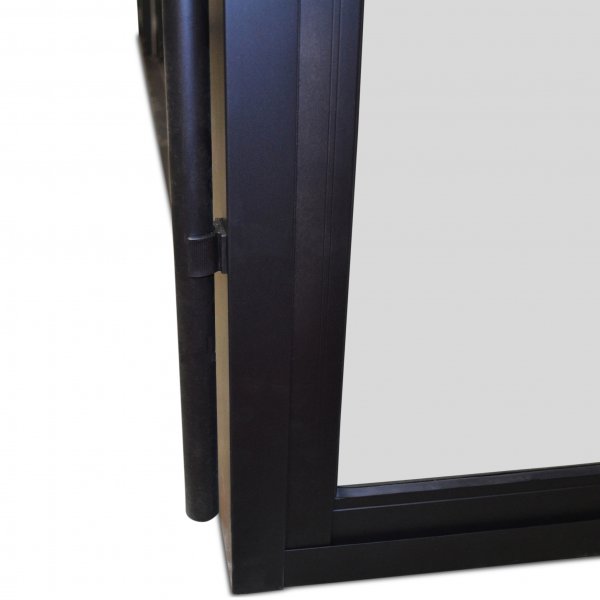 Uterum 14,8m² | Säkerhetsglas och kanalplast | Aluminiumstomme | Svart Uterum 14,8m² | Säkerhetsglas och kanalplast | Aluminiumstomme | Svart