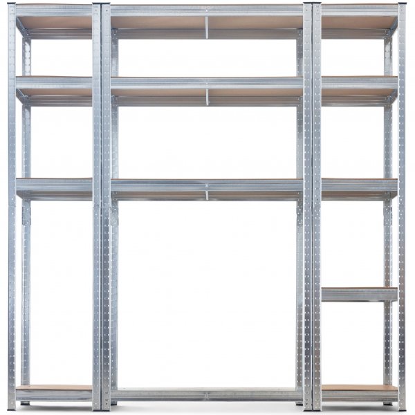 Hyllsystem i galvaniserat stål Hyllsystem i galvaniserat stål