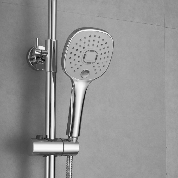 Takduschset komplett paket | Chrissy - Krom Takduschset komplett paket | Chrissy - Krom