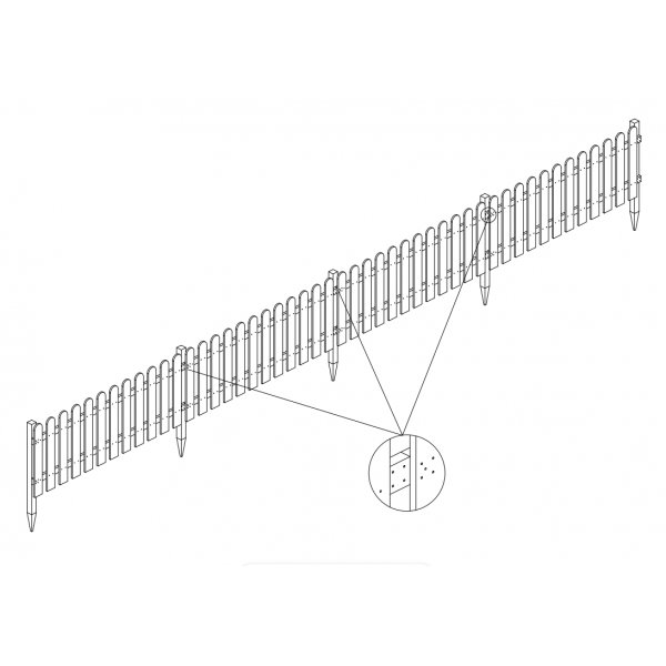 Trästaket | 200x77 cm | Magnus Trästaket | 200x77 cm | Magnus