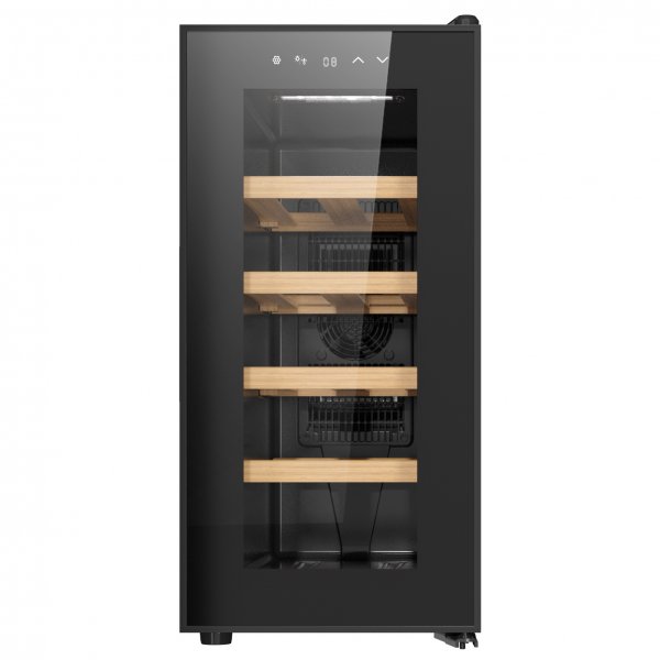 Vinkyl 10 flaskor | Extra tystgende | LED-belysning | 26,5cm smal