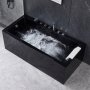 Bubbelbadkar 170x75cm | 100% akryl | BK-002(1700) | Svart Bubbelbadkar 170x75cm | 100% akryl | BK-002(1700) | Svart