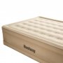 Tjock luftmadrass fr 2 personer med inbyggd pump - Bestway Fortech Airbed Queen