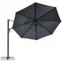 Premiumparasoll 3,5x3,5m med granitfot | Gr