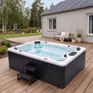 Spabad Orion 8–10 personer | Lucite® akryl, Balboa® system & 125 jets Spabad Orion 8–10 personer | Lucite® akryl, Balboa® system & 125 jets