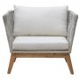 Inez loungegrupp: 3-sits soffa, 2 st ftljer och soffbord