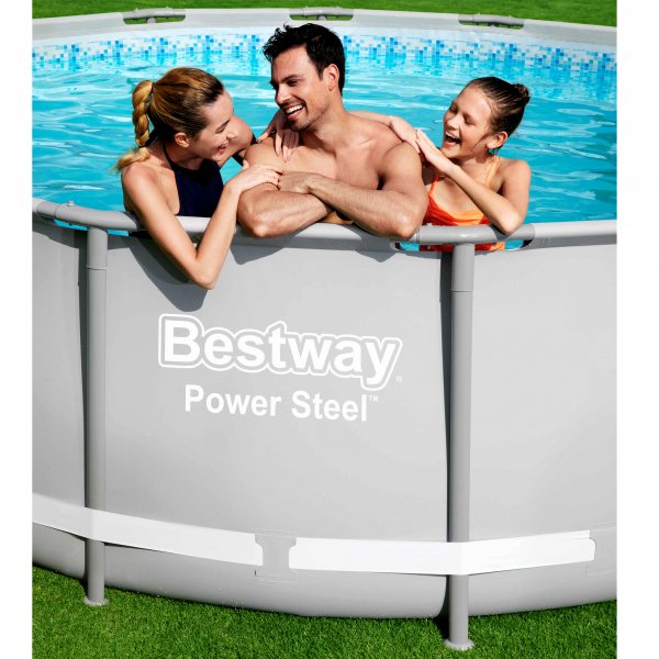 Ovanmarkpool 4,9m diameter - Bestway Power Steel (56451)