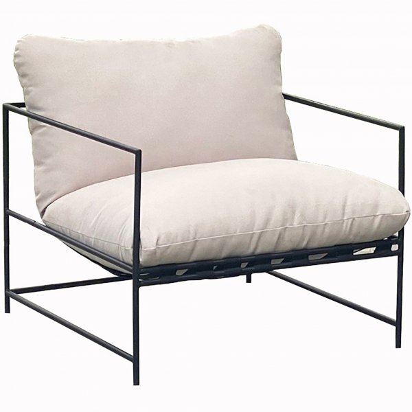 Loungefåtölj i underhållsfritt galvaniserat stål | Fårö - FYNDVARA Loungefåtölj i underhållsfritt galvaniserat stål | Fårö - FYNDVARA