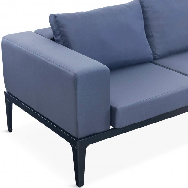 Loungegrupp fr trdgrden | Teak och aluminium | Lyfco Bjrkskr