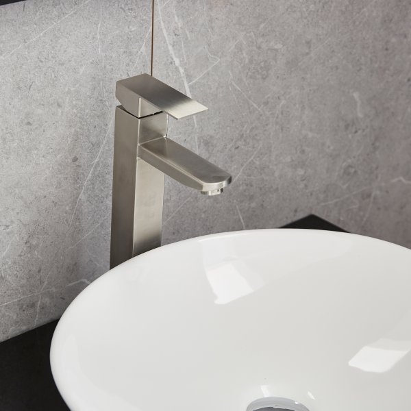 Tv�ttst�llsblandare | Borstat rostfritt st�l