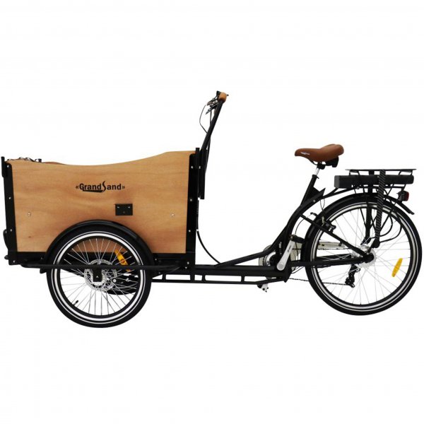 L�dcykel El | 6 v�xlar | 250W - 12,8Ah Panasonic litiumbatteri - Brun