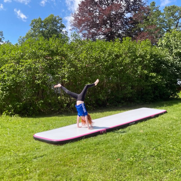 AirTrack | Luftvoltbana | Smidig montering och förvaring | 3x1m | Rosa AirTrack | Luftvoltbana | Smidig montering och förvaring | 3x1m | Rosa
