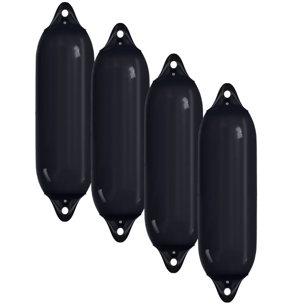 Fender 4-pack | 2,5mm PVC | Svart