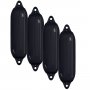 Fender 4-pack | 2,5mm PVC | Svart