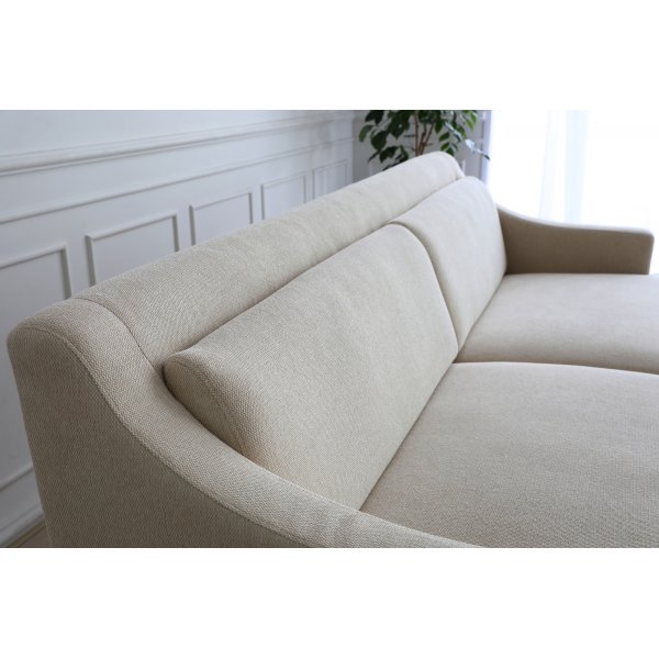 Soffa 3-sits | Eukalyptusträ, polyester & metallben | Hanna Soffa 3-sits | Eukalyptusträ, polyester & metallben | Hanna