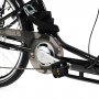 El-l�dcykel - 17Ah batteri - Svart tr�l�da