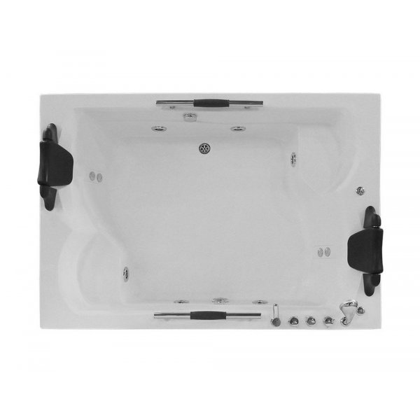 Bubbelbadkar Augustus | 182x129x52cm | H�ger | Tv� personer