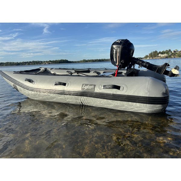 Katamaran Gummibt 300 cm | Uppblsbar bt fr 4 personer | Lyfco