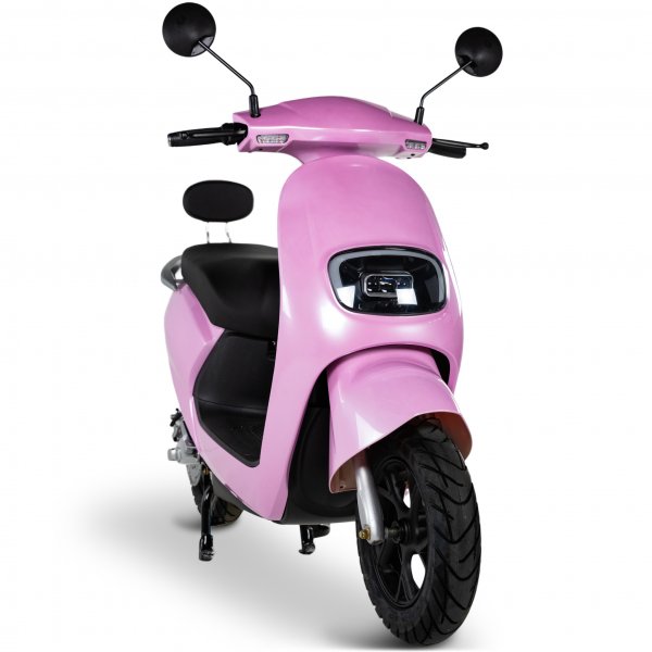 Elmoped 2000 W 1,56 kWh LG litiumbatteri - Rosa Elmoped 2000 W 1,56 kWh LG litiumbatteri - Rosa