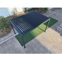 Pergola 4x3 | 100% Aluminium | Gr� pergola f�r uteplats & tr�dg�rd