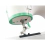 Symaskin elektrisk | 16 s�mmar & LED-belysning | Fotpedal f�r hemmabruk | Vit/Gr�n