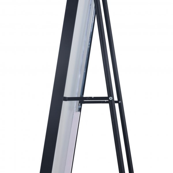 Smal helkroppsspegel 35x170 cm | Golvst�ende | Svart ram