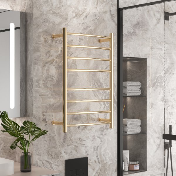 Elektrisk handdukstork 52x78x12,5cm | Guld Elektrisk handdukstork 52x78x12,5cm | Guld