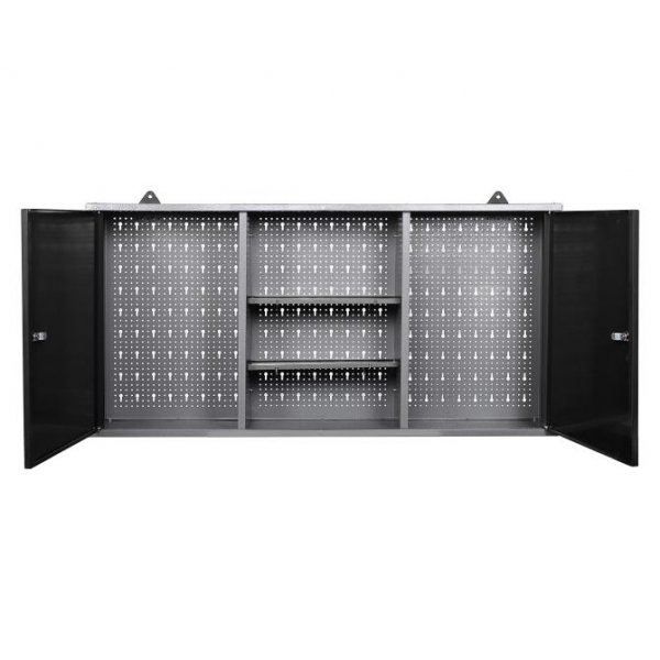 Garageinredning | Stålkonstruktion | Väggskåp & Arbetsbänk | Grå/Svart Garageinredning | Stålkonstruktion | Väggskåp & Arbetsbänk | Grå/Svart