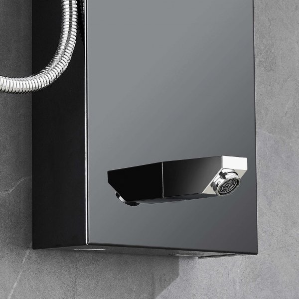 Duschpanel i svart rostfritt stål | Zoey Duschpanel i svart rostfritt stål | Zoey