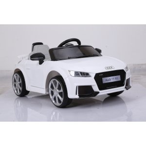 Elbil för Barn | Audi TT RS Roadster | 2.4G Fjärrkontroll | Vit Elbil för Barn | Audi TT RS Roadster | 2.4G Fjärrkontroll | Vit