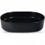 Ovalt handfat 50x34cm | Fristende | Mattsvart design