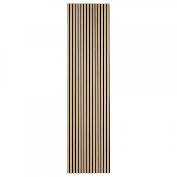 Trlamell akustikpaneler | 2700x600x21mm | Vit ek