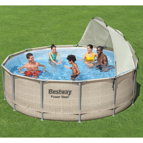 Solskydd fr ovanmarkpooler | Flowclear Canopy