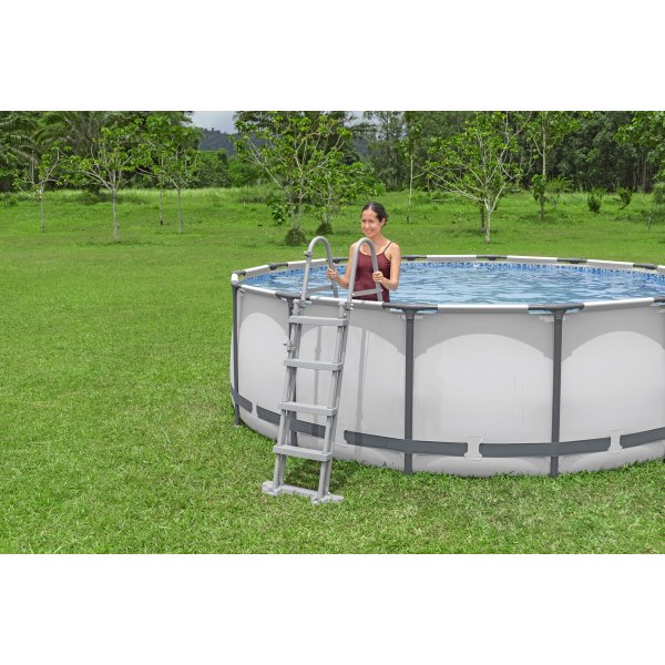 Bestway pool ovan mark Ø4,27m - 122cm djup | Steel Pro MAX (5612X) Bestway pool ovan mark Ø4,27m - 122cm djup | Steel Pro MAX (5612X)