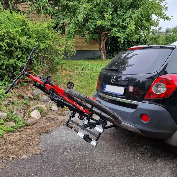 Cykelhllare bil med lyse | Fr 3 cyklar