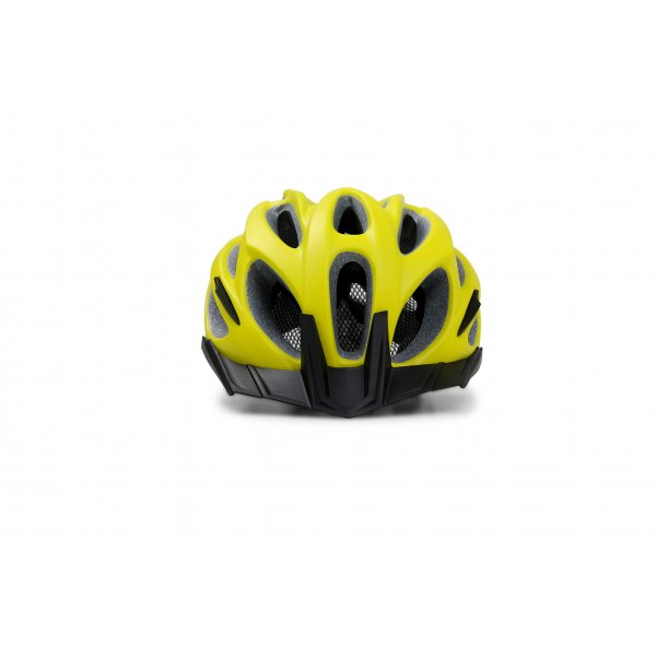 Cykelhjlm med LED-lyse - Gul