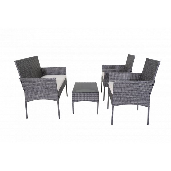 Balkongset i grått – Komplett möbelset med bord & sittplatser | Fjällbacka Balkongset i grått – Komplett möbelset med bord & sittplatser | Fjällbacka