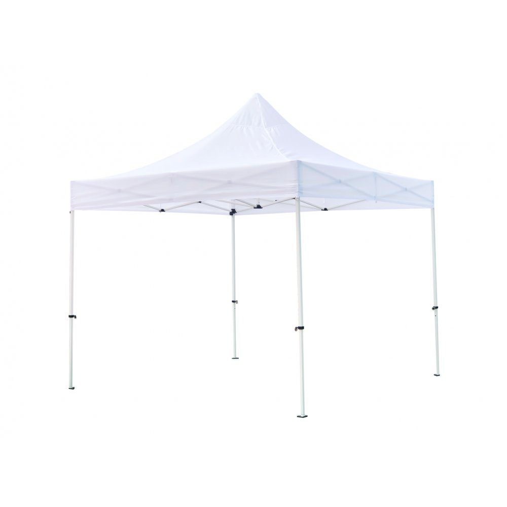 Pop-Up partytält 3x3m | Vit | 420D Polyester, 220 g/m2 | Snabbt och mycket enkelt monterat partytält