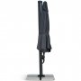 Premiumparasoll 3,5x3,5m med granitfot | Gr